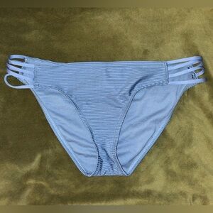 Dusty Blue Strappy Bikini Bottoms